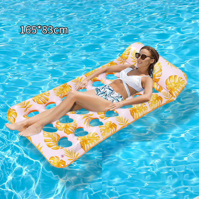 🏊 50% RABATT! 🛟 Tjockt PVC Uppblåsbar Flytmatta – Extra Slitstark, Halkfri Yta & Perfekt För Avkoppling På Vattnet I Poolen Eller Sjön 🌊