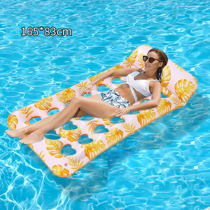🏊 50% RABATT! 🛟 Tjockt PVC Uppblåsbar Flytmatta – Extra Slitstark, Halkfri Yta & Perfekt För Avkoppling På Vattnet I Poolen Eller Sjön 🌊