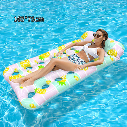 🏊 50% RABATT! 🛟 Tjockt PVC Uppblåsbar Flytmatta – Extra Slitstark, Halkfri Yta & Perfekt För Avkoppling På Vattnet I Poolen Eller Sjön 🌊