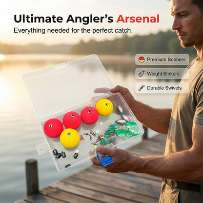🎣 50 % RABATT NU! 🎯 Komplett set med fiskeflöten – högkvalitativt skum, precisionsavvägd kärna & tydliga nappindikatorer 🐟