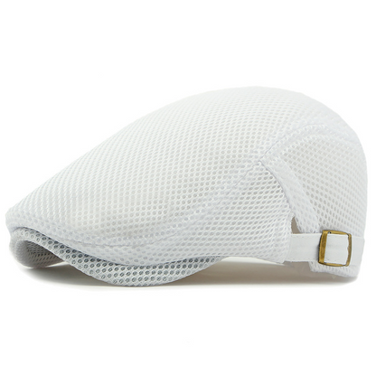 🧢 55% RABATT NU! 🌬️ Andningsbar Gubbkeps med Justerbar Rem – Klassisk Stil, Nättyg & Inbyggt Svettband – Sval Komfort ✨