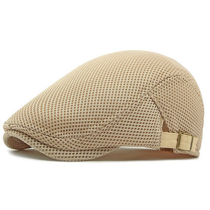 🧢 55% RABATT NU! 🌬️ Andningsbar Gubbkeps med Justerbar Rem – Klassisk Stil, Nättyg & Inbyggt Svettband – Sval Komfort ✨