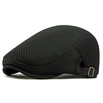 🧢 55% RABATT NU! 🌬️ Andningsbar Gubbkeps med Justerbar Rem – Klassisk Stil, Nättyg & Inbyggt Svettband – Sval Komfort ✨