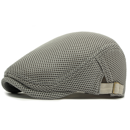 🧢 55% RABATT NU! 🌬️ Andningsbar Gubbkeps med Justerbar Rem – Klassisk Stil, Nättyg & Inbyggt Svettband – Sval Komfort ✨