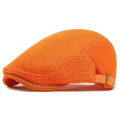 🧢 55% RABATT NU! 🌬️ Andningsbar Gubbkeps med Justerbar Rem – Klassisk Stil, Nättyg & Inbyggt Svettband – Sval Komfort ✨