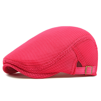 🧢 55% RABATT NU! 🌬️ Andningsbar Gubbkeps med Justerbar Rem – Klassisk Stil, Nättyg & Inbyggt Svettband – Sval Komfort ✨