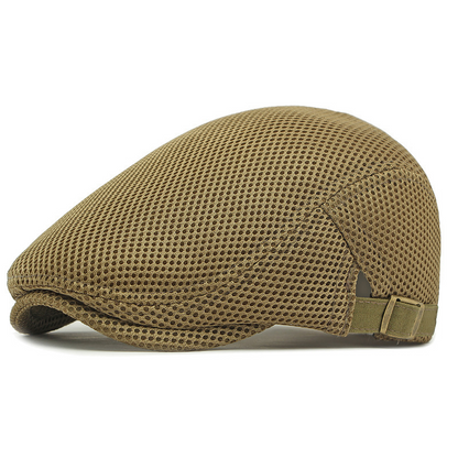 🧢 55% RABATT NU! 🌬️ Andningsbar Gubbkeps med Justerbar Rem – Klassisk Stil, Nättyg & Inbyggt Svettband – Sval Komfort ✨