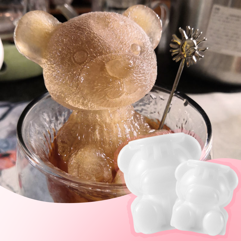 Cute Bear Silicone Ice Cube Mold