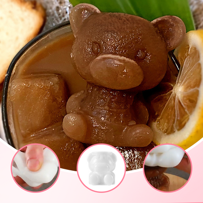 Cute Bear Silicone Ice Cube Mold