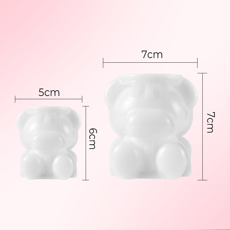 Cute Bear Silicone Ice Cube Mold
