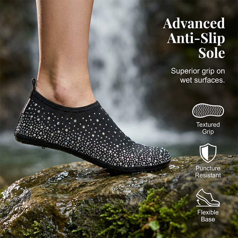 👟 50% RABATT NU! 🌊 Snabbtorkande Simskor – Svalande Aqua Design, Antihalksula & Andningsbart Nät 🏖️