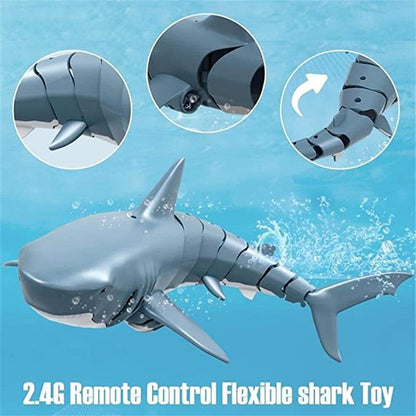 🦈 50% RABATT NU! 🥳 2.4G Fjärrstyrd Haj – Såld 50 000+ gånger! – Smidig simning, uppladdningsbar & hållbar – perfekt för pool eller badkar – kul vattenaction 🌊