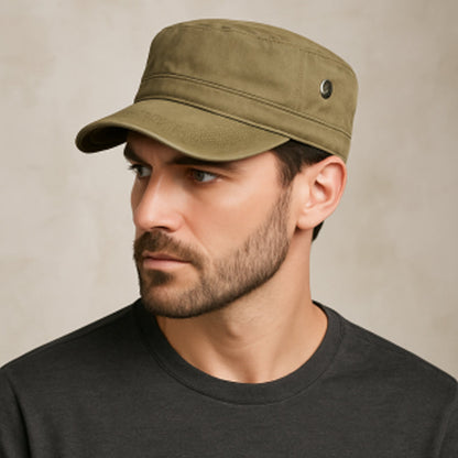 🔥50% RABATT! 🔥Baseballkeps i vintage-stil med platt topp