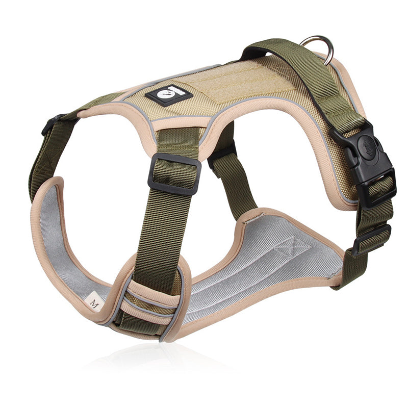 🐕 50% RABATT! 🔦 Dragfri Hundsele med Koppel & LED-halsband – Lindrar Tryck, Mjukt Nylon & Perfekt För Nattliga Promenader Och Träning 🌙
