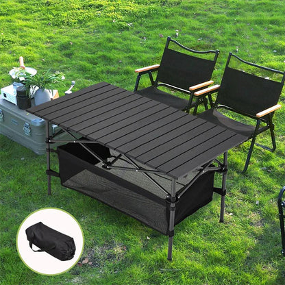 🔥 50 % RABATT! 🏕️ Hopfällbart campingbord – robust, portabelt och klart på några sekunder 🌿✨