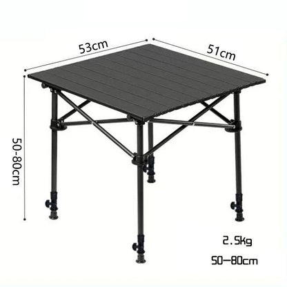 🔥 50 % RABATT! 🏕️ Hopfällbart campingbord – robust, portabelt och klart på några sekunder 🌿✨