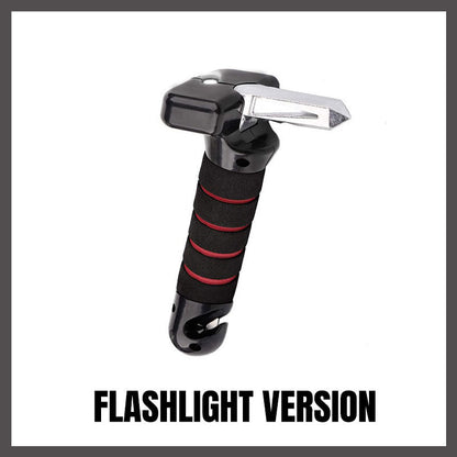 🚗 50% RABATT NU! 🛡️ Multifunktionellt 3-i-1 Bildörr Säkerhetshandtag – Nödhammer, Bälteskniv & LED-lampa 🚨