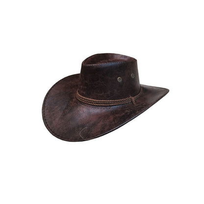 🤠 60% RABATT NU! 🌵 Vintage Cowboyhatt med Bred Brätte & Justerbar Rem – Klassisk Westernstil för Äventyr & Sol ✨