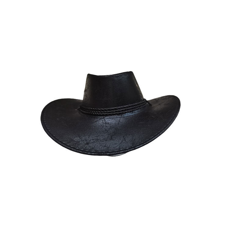 🤠 60% RABATT NU! 🌵 Vintage Cowboyhatt med Bred Brätte & Justerbar Rem – Klassisk Westernstil för Äventyr & Sol ✨