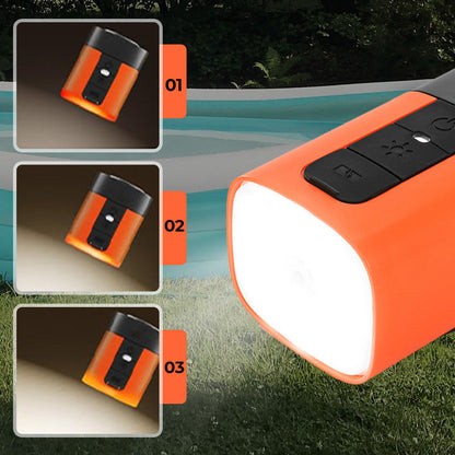 🔋 50% RABATT! ⚡ Mini Elektrisk Luftpump för Utomhusbruk med Lampa – Kompakt, Stark Luftflöde & Perfekt För Camping, Luftmadrasser & Poolleksaker 🏕️