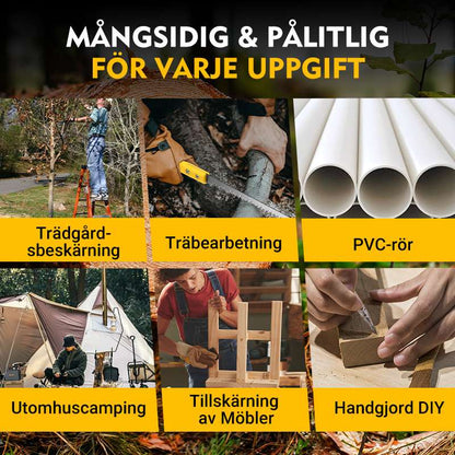 ✂️ 50 % RABATT NU! 🌿 Effektiv handsåg – 3-sidiga rakhyvlar, böjt blad & ergonomisk design – perfekt för utomhuspromenader och trädgårdsarbete 🏕️