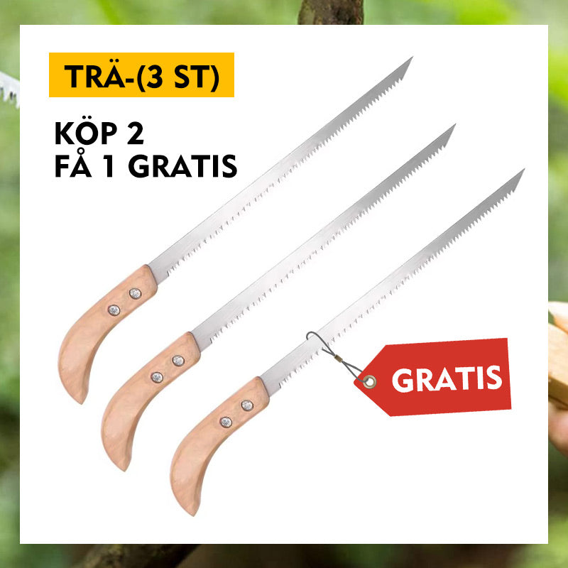 ✂️ 50 % RABATT NU! 🌿 Effektiv handsåg – 3-sidiga rakhyvlar, böjt blad & ergonomisk design – perfekt för utomhuspromenader och trädgårdsarbete 🏕️