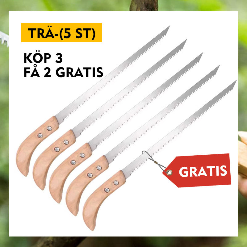 ✂️ 50 % RABATT NU! 🌿 Effektiv handsåg – 3-sidiga rakhyvlar, böjt blad & ergonomisk design – perfekt för utomhuspromenader och trädgårdsarbete 🏕️