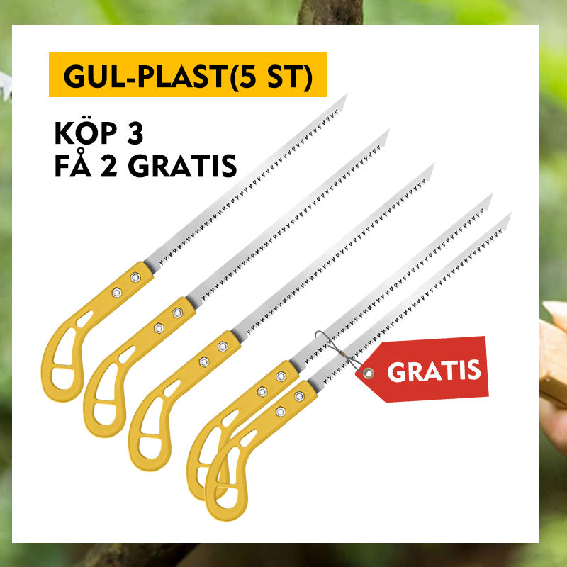 ✂️ 50 % RABATT NU! 🌿 Effektiv handsåg – 3-sidiga rakhyvlar, böjt blad & ergonomisk design – perfekt för utomhuspromenader och trädgårdsarbete 🏕️