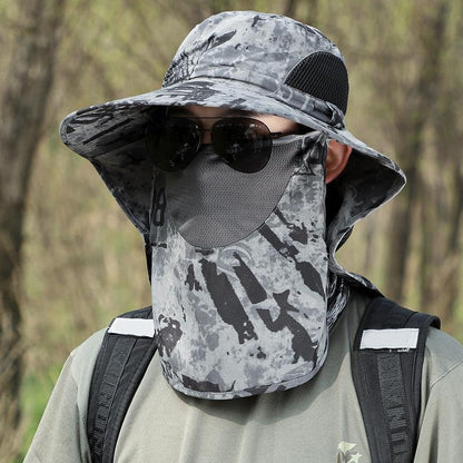 Unisex vikbar hink hatt för solskydd
