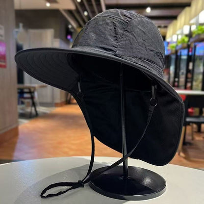Unisex vikbar hink hatt för solskydd