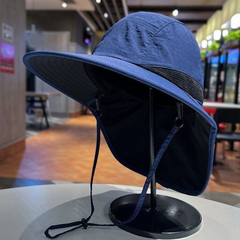 Unisex vikbar hink hatt för solskydd