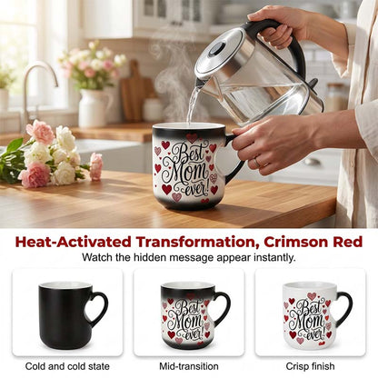 ☕️ Värmekänslig färgskiftande "Bästa mamma"-mugg 💖 Fantastisk mugg, perfekt mors dag-present