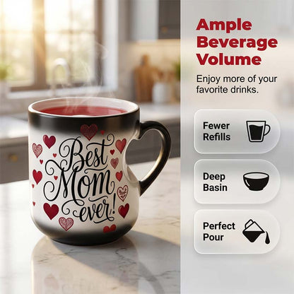 ☕️ Värmekänslig färgskiftande "Bästa mamma"-mugg 💖 Fantastisk mugg, perfekt mors dag-present