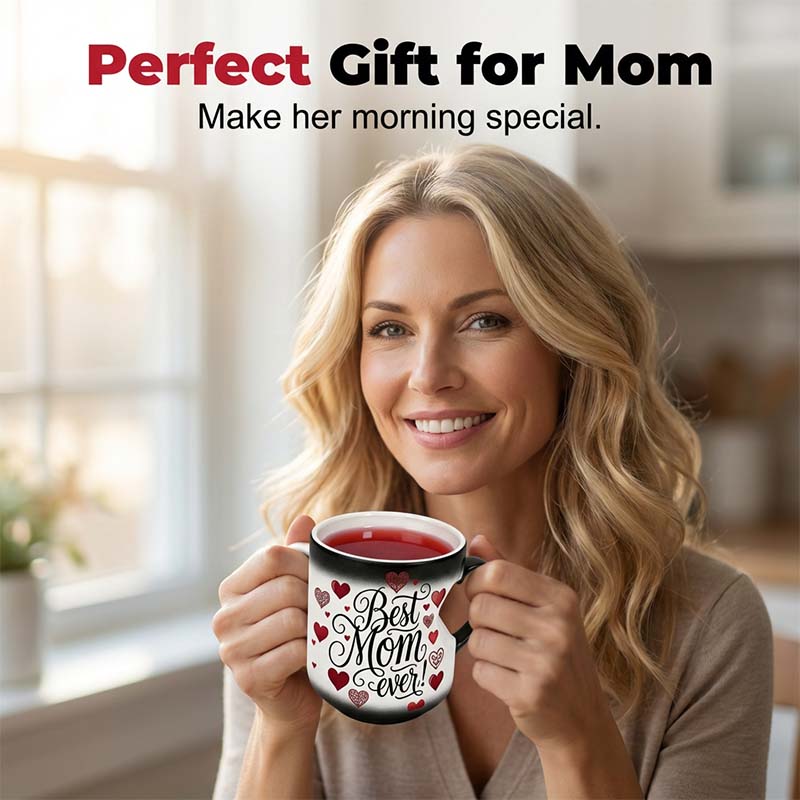 ☕️ Värmekänslig färgskiftande "Bästa mamma"-mugg 💖 Fantastisk mugg, perfekt mors dag-present