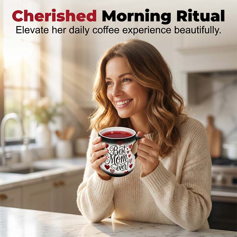 ☕️ Värmekänslig färgskiftande "Bästa mamma"-mugg 💖 Fantastisk mugg, perfekt mors dag-present