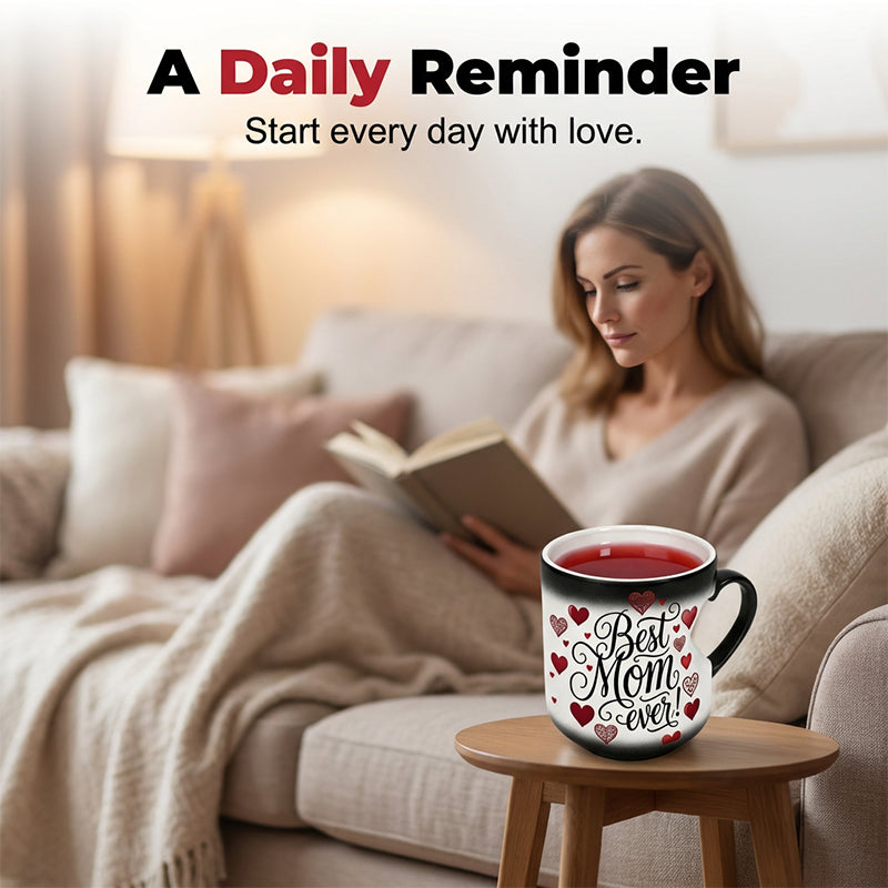 ☕️ Värmekänslig färgskiftande "Bästa mamma"-mugg 💖 Fantastisk mugg, perfekt mors dag-present