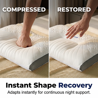 🛏️ 50% RABATT! 🧘 Ergonomisk Latexkudde för Nackstöd – Konturerad Design, Andningsbar & Perfekt För Att Lindra Nackspänning Och Förbättra Sömnen 😴