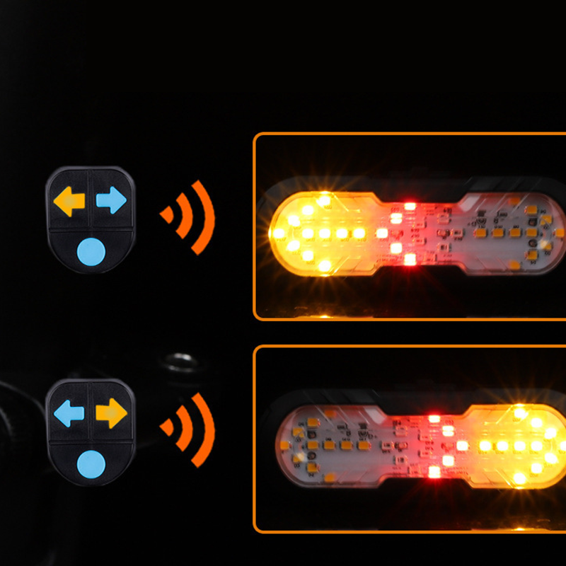 ⏰🚴‍♂️ ENDAST UNDER EN BEGRÄNSAD TID: -50 % 🔥 Smart säkerhetslampa för cyklar med trådlös fjärrkontroll – ett måste för säker cykling ✨