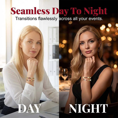 💫 50% RABATT NU! 🌙 Armband med Himlenska Motiv – Sol, Måne & Stjärnor – Färgglada Kristaller & Mystisk Design 🌟