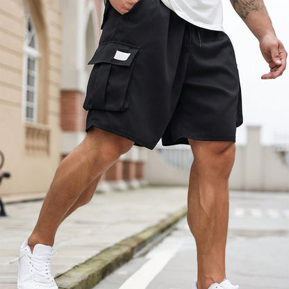 🩳50 % RABATT✨ Avslappnade sommar-cargoshorts för herr 🌞 Rymlig passform, praktiska sidfickor, luftigt material för varmt väder ✨