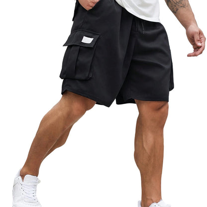 🩳50 % RABATT✨ Avslappnade sommar-cargoshorts för herr 🌞 Rymlig passform, praktiska sidfickor, luftigt material för varmt väder ✨