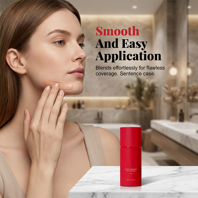 Smart foundation som ändrar färg med SPF 15