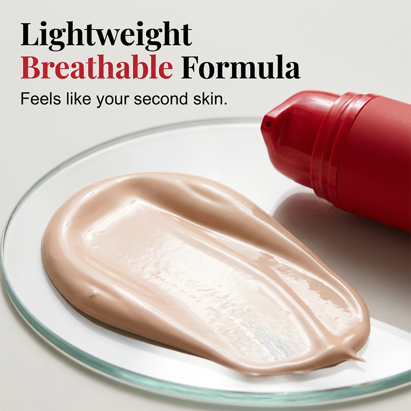 Smart foundation som ändrar färg med SPF 15