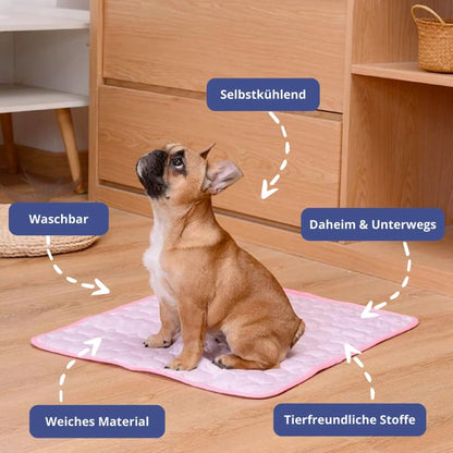 🐾 50% RABATT NU! ❄️ Premium Kylmatta för Husdjur – Självkylande, Andningsbar & Vattentät Design 🐶