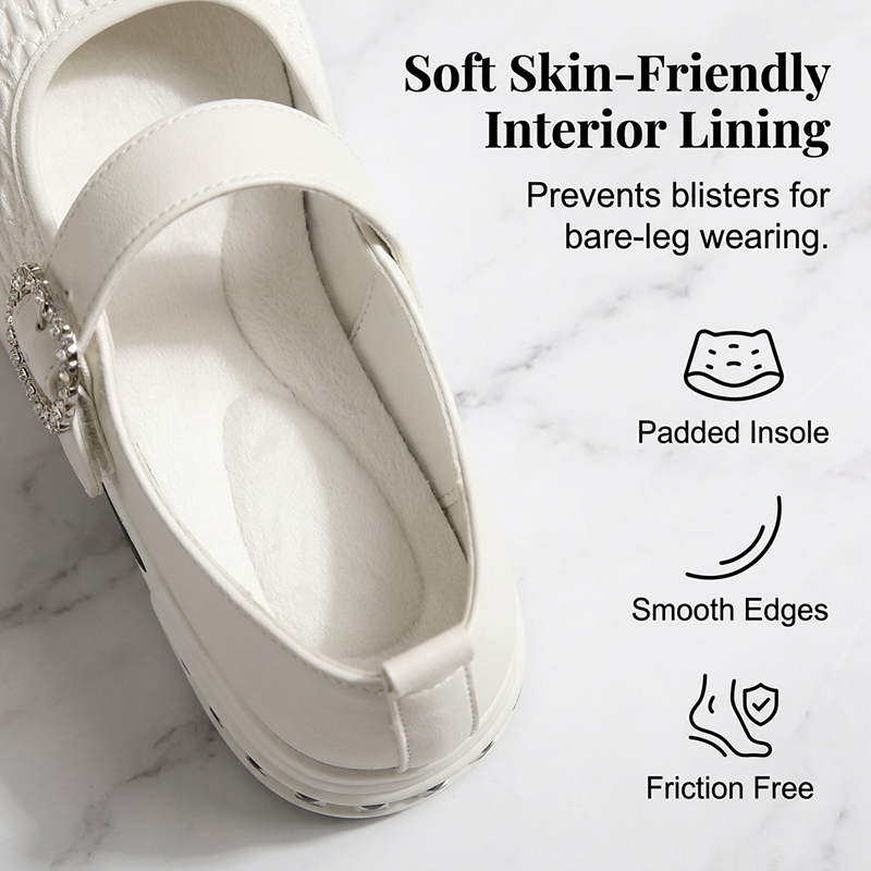👡 50 % RABATT! 🌸 Andningsbara, vävda Mary Janes med platåsula – lätta, bekväma och snygga för varma dagar – perfekta till sommarklänningar ☀️