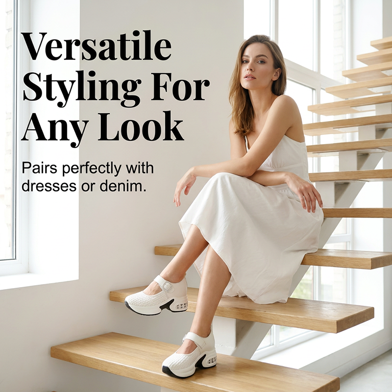 👡 50 % RABATT! 🌸 Andningsbara, vävda Mary Janes med platåsula – lätta, bekväma och snygga för varma dagar – perfekta till sommarklänningar ☀️
