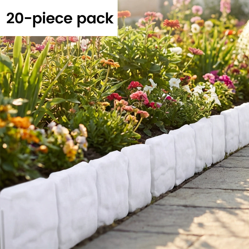 🌼🍀Bästsäljare på sommaren 50% rabatt🔥Enkel installation av kullerstenskant - 5M kantsats