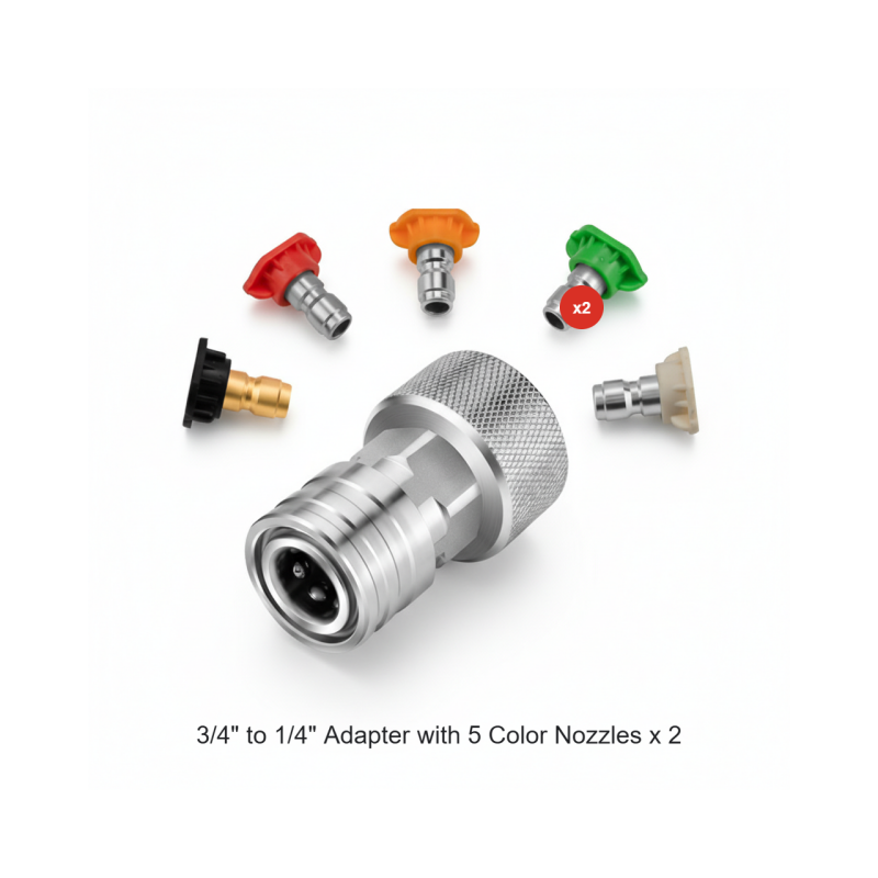3/4” GHT-hona till 1/4” snabbkoppling