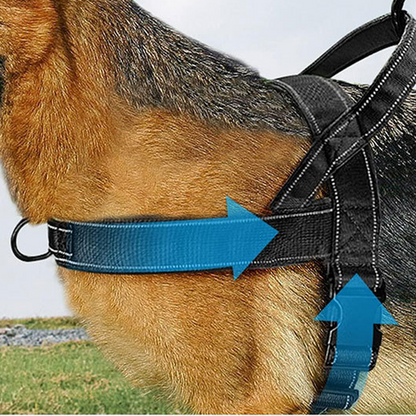 🥳STORREA 2026🥳💞Över 50 000 sålda!🐕💪 50 % RABATT! Slitstark taktisk hundsele – drar inte, stryper inte. Reflekterande band för kvällspromenader. Vadderat handtag med bra grepp. 🛡️✨