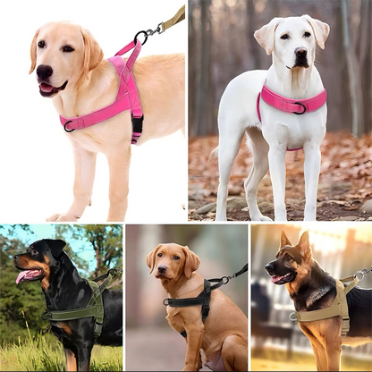 🥳STORREA 2026🥳💞Över 50 000 sålda!🐕💪 50 % RABATT! Slitstark taktisk hundsele – drar inte, stryper inte. Reflekterande band för kvällspromenader. Vadderat handtag med bra grepp. 🛡️✨